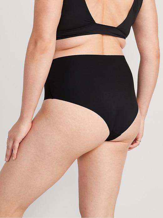 High-Waisted No-Show Brief Underwear Product Image