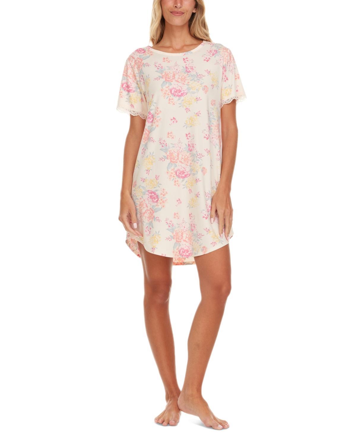 Flora by Flora Nikrooz Womens Kathleen Short Sleeve Sleepshirt Product Image