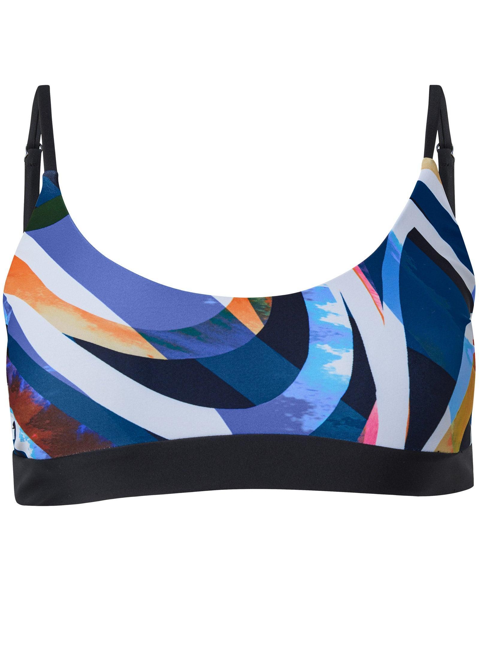 Color Block Swim Sport Top - Ocean Breeze Product Image