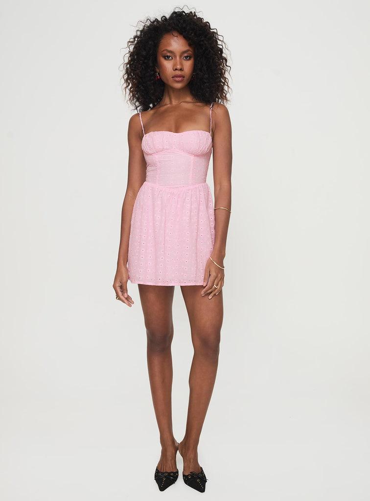 Mckilah Mini Dress Pink Product Image