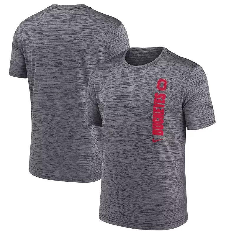 Mens Nike Gray Georgia Bulldogs 2024 Sideline Velocity Performance T-Shirt Product Image