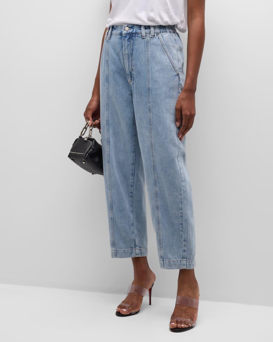 Court Mid-Rise Relaxed Straight Jeans Product Image