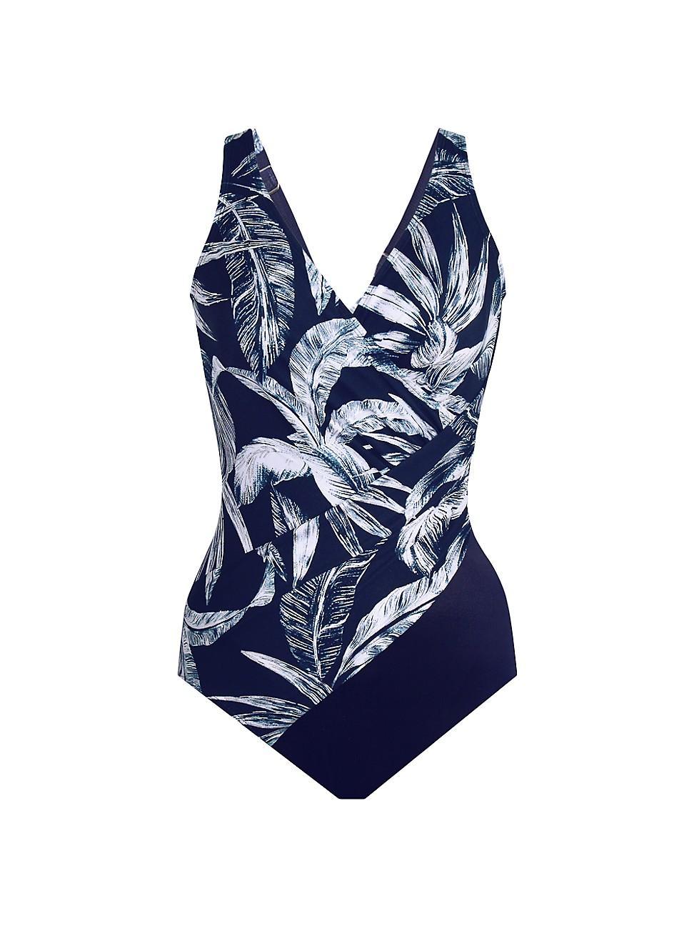 Womens Prints Tropica Toile Oceanus One-Piece Swimsuit Product Image