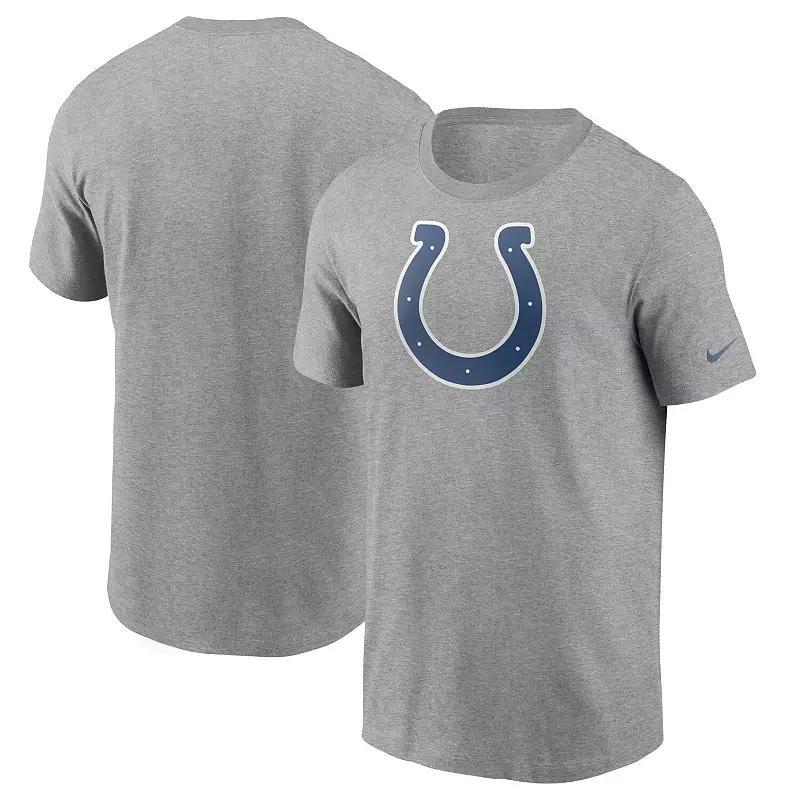 Mens Nike Heathered Gray Indianapolis Colts Primary Logo T-Shirt Product Image