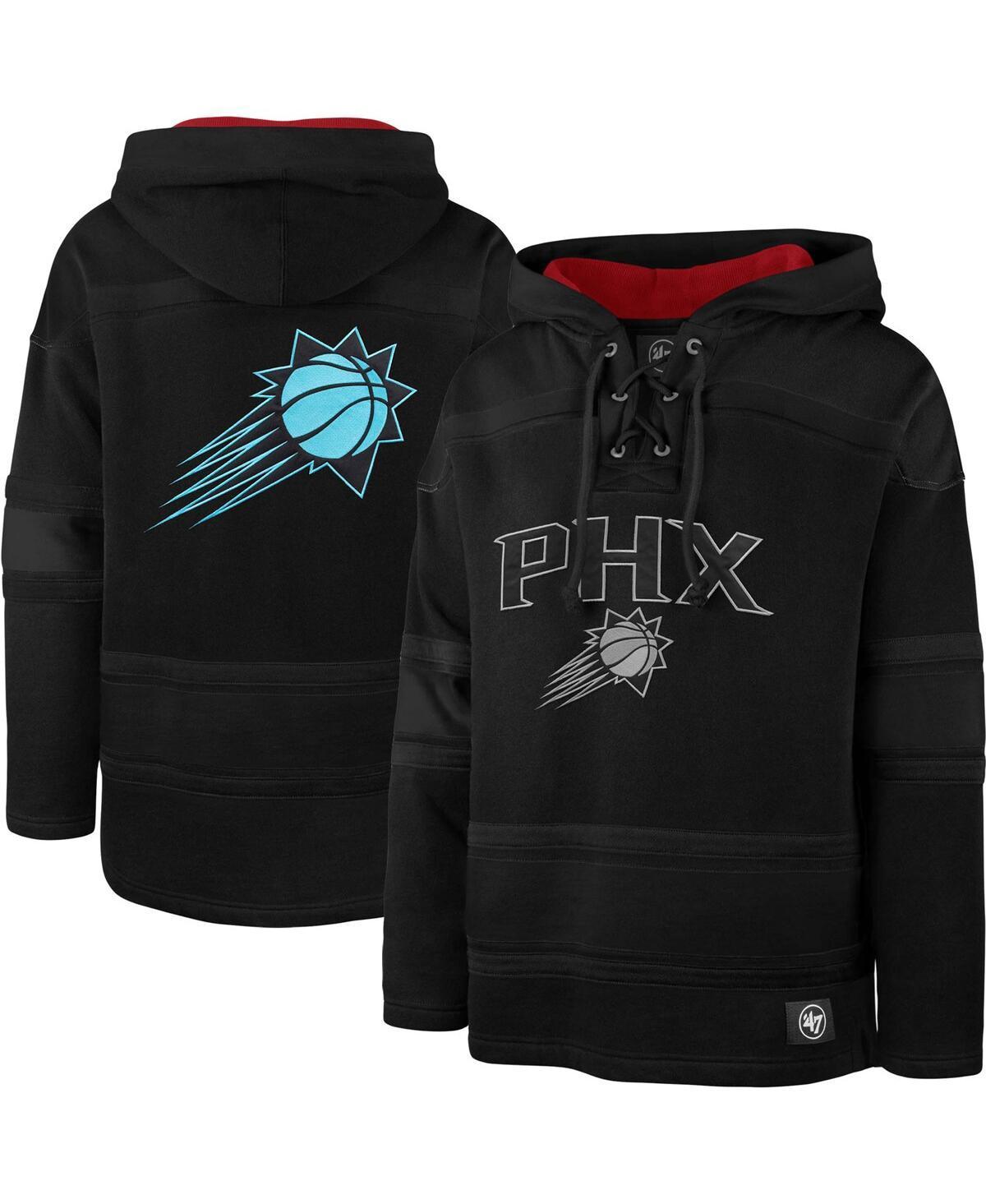 Mens 47 Black Phoenix Suns 2022/23 Pregame MVP Lacer Pullover Hoodie - City Edition Product Image