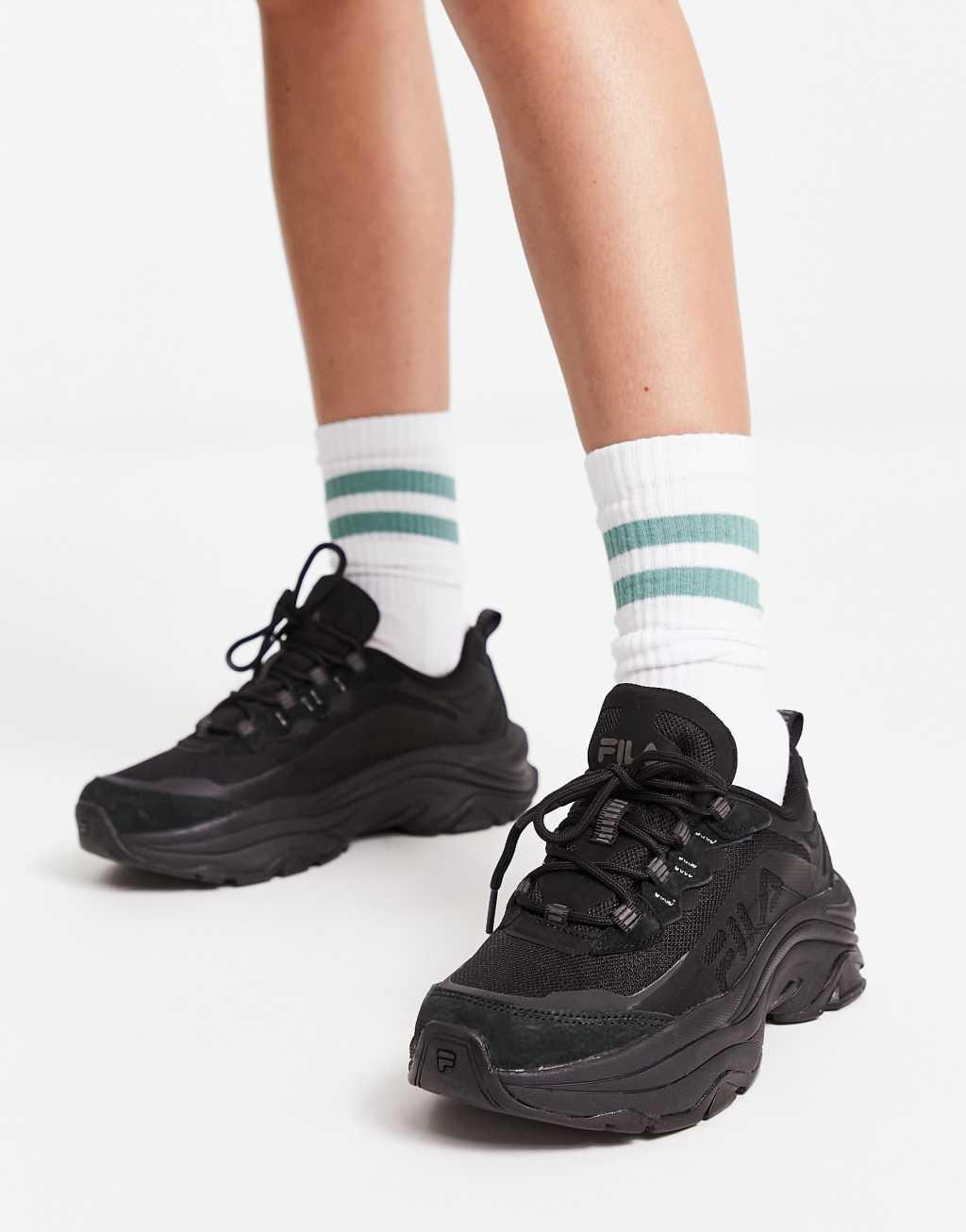 Fila Alpha Ray Linear sneakers in black Product Image