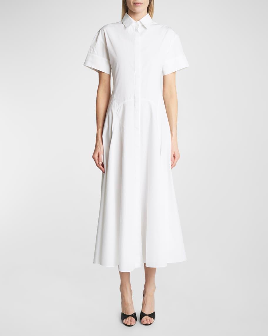 Panelled Button-Front Shirtdress Product Image