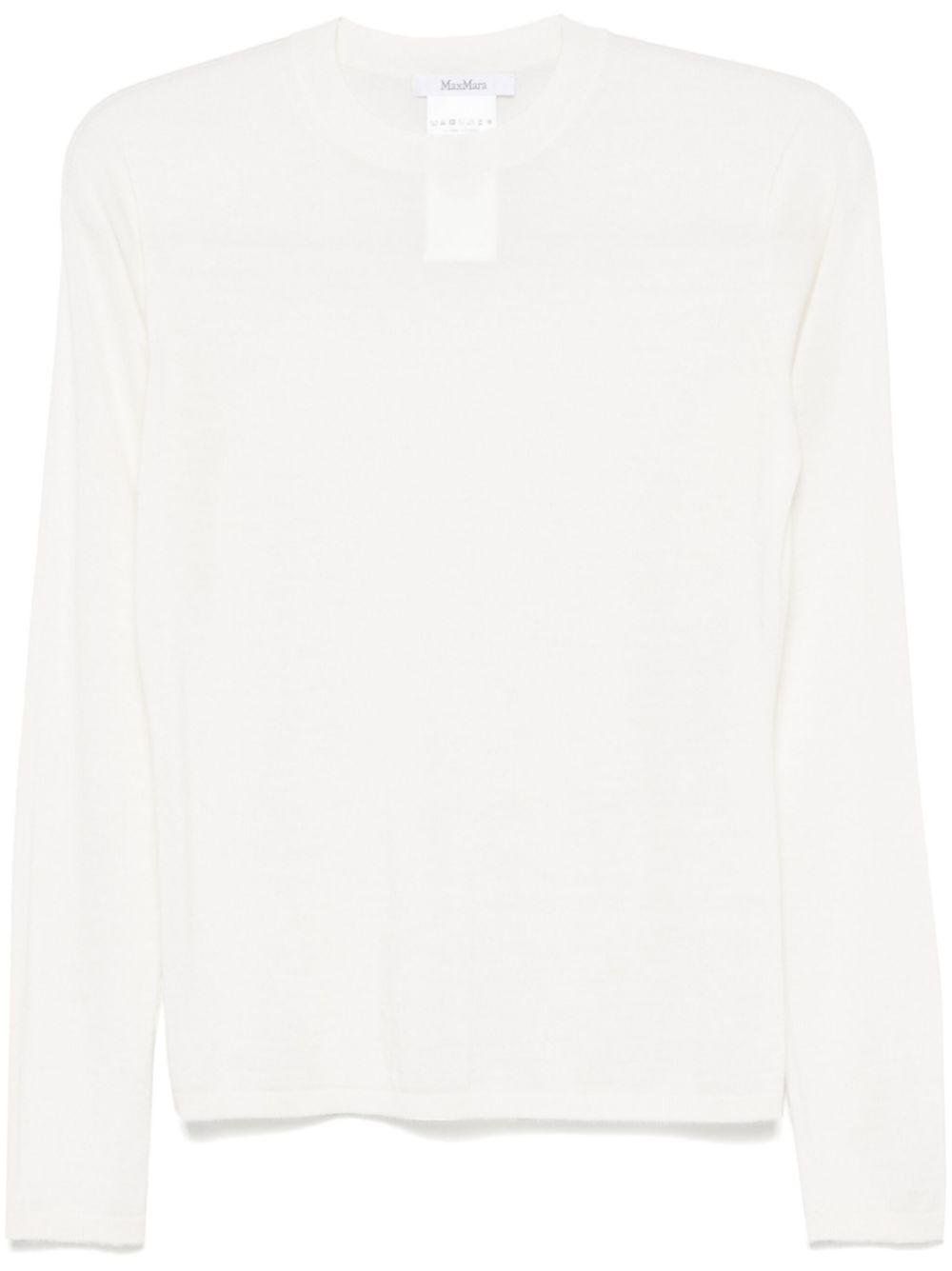 MAX MARA Afelio Sweater In White Product Image