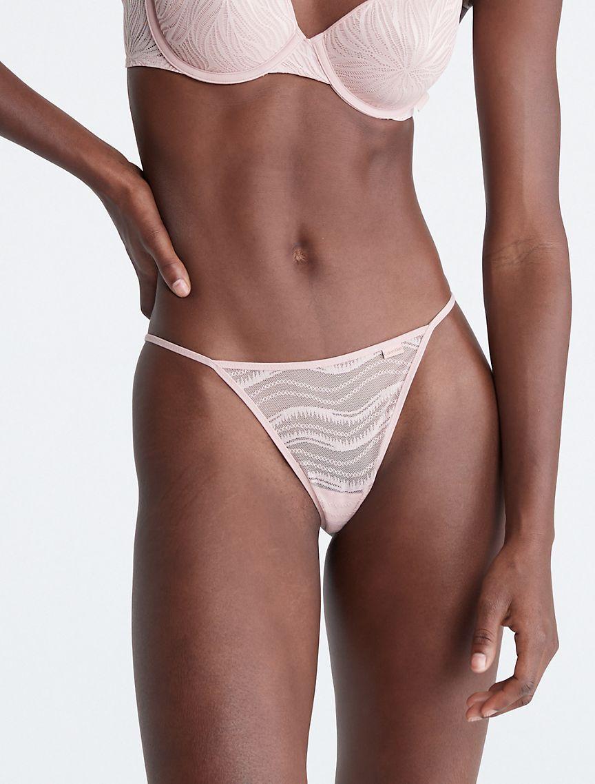 Allover Lace String Thong Product Image