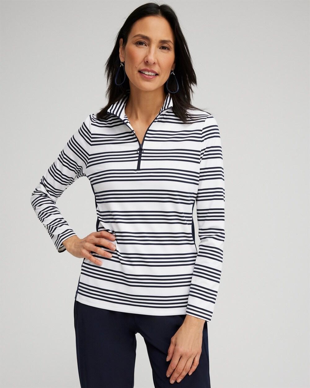 Women's Stripe Long Sleeve Top Product Image