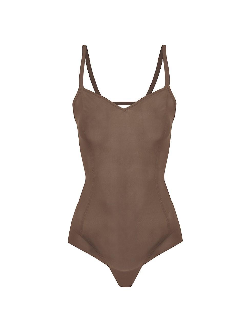 Womens All Mesh Brief Shape Bodysuit Product Image