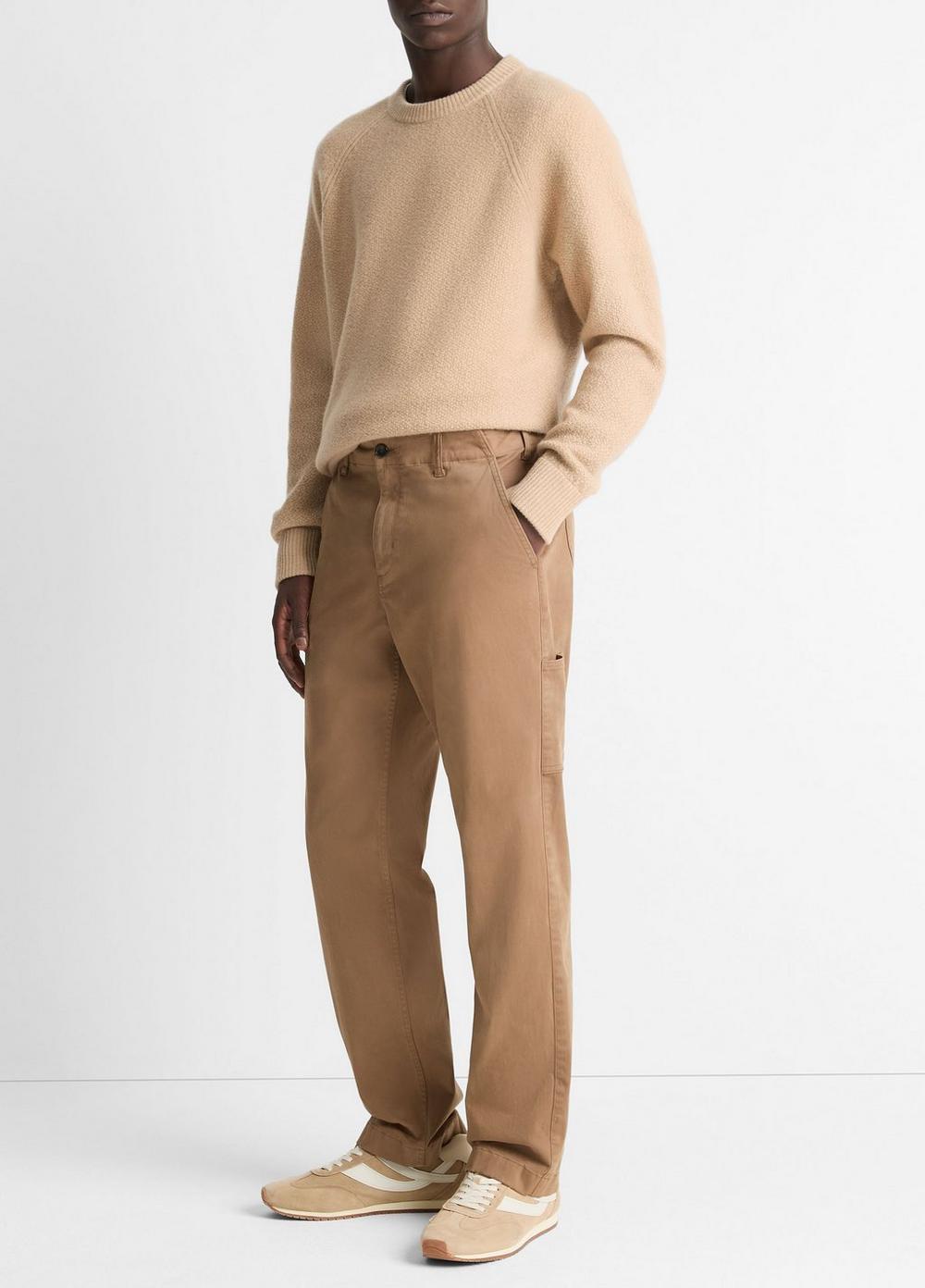 Louie Relaxed Garment Dye Cotton Utility Pant Product Image