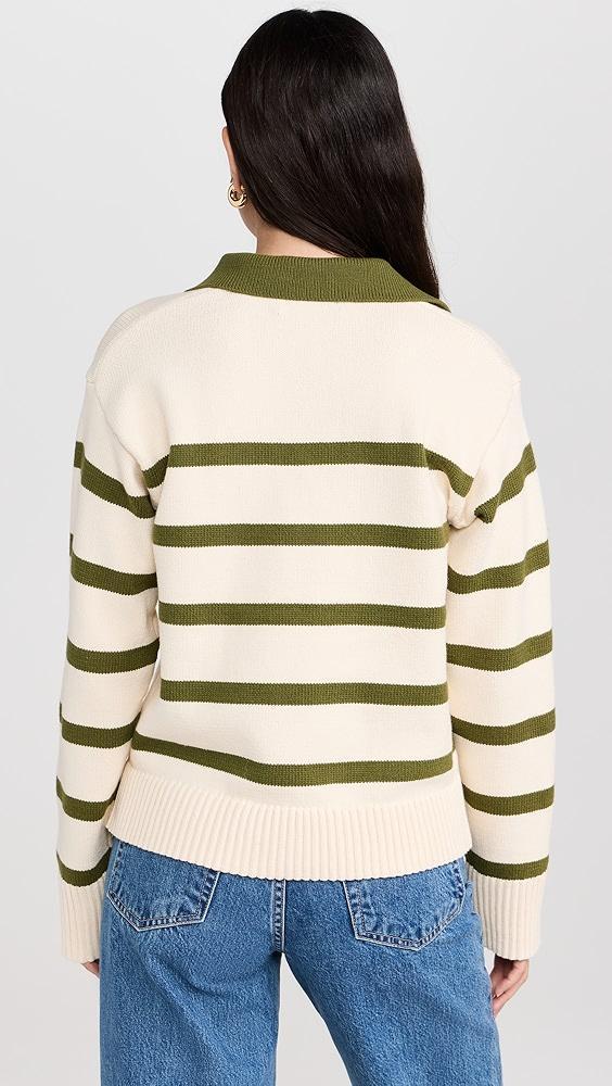 English Factory Striped Collared Sweater | Shopbop Product Image