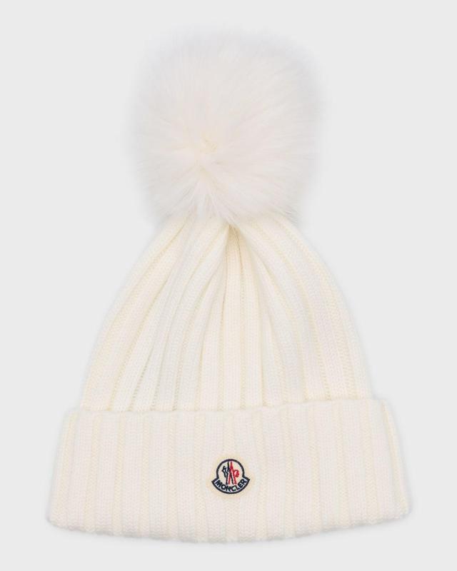 Moncler Wool Ribbed Pom-Pom Hat Product Image