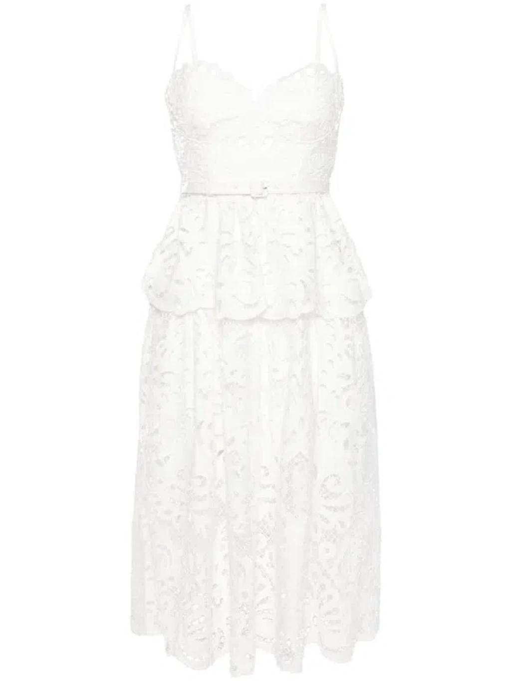 Self Portrait Dresses In White Product Image