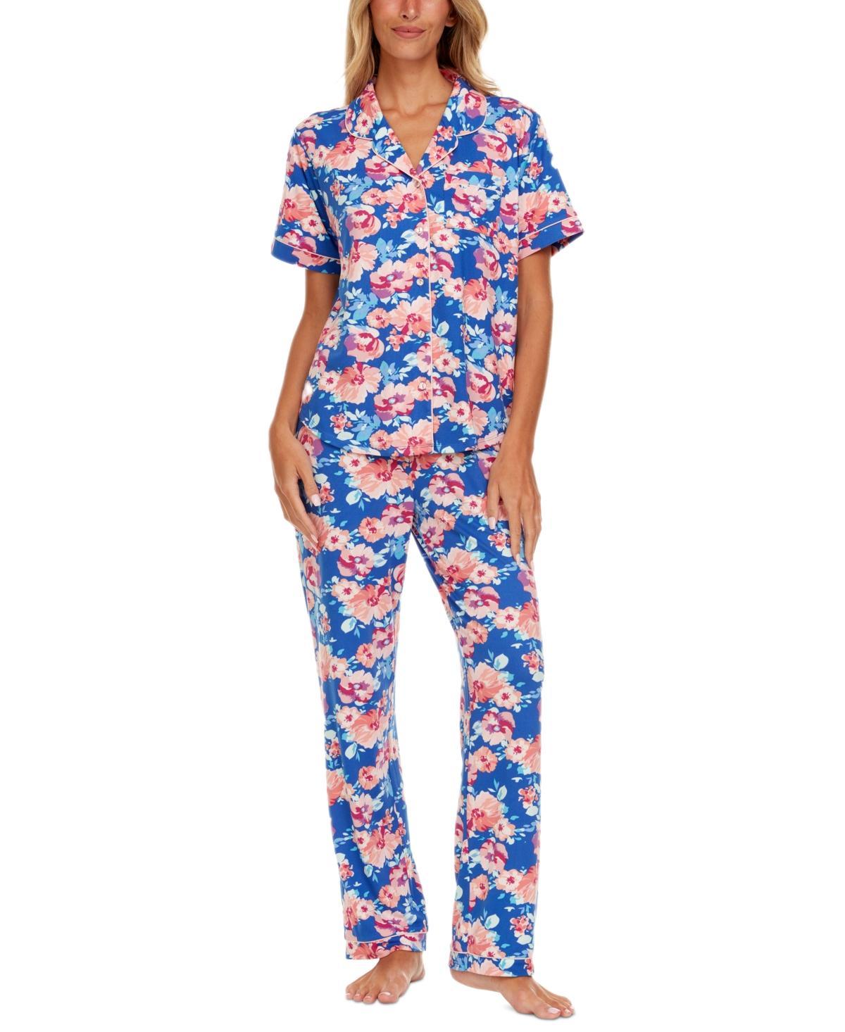 Flora by Flora Nikrooz Womens 2-Pc. Gabriella Printed Pajamas Set Product Image