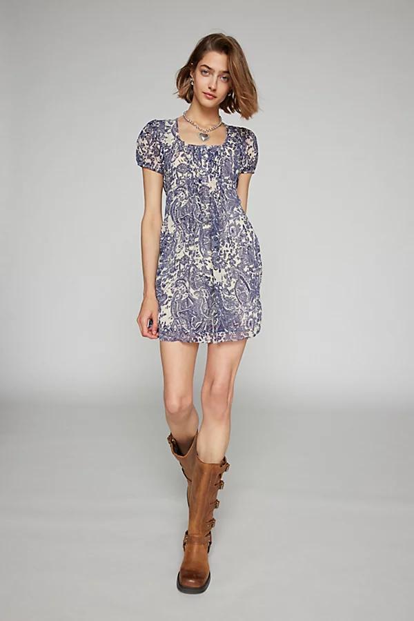 Kimchi Blue Phoebe Babydoll Mini Dress Womens at Urban Outfitters Product Image