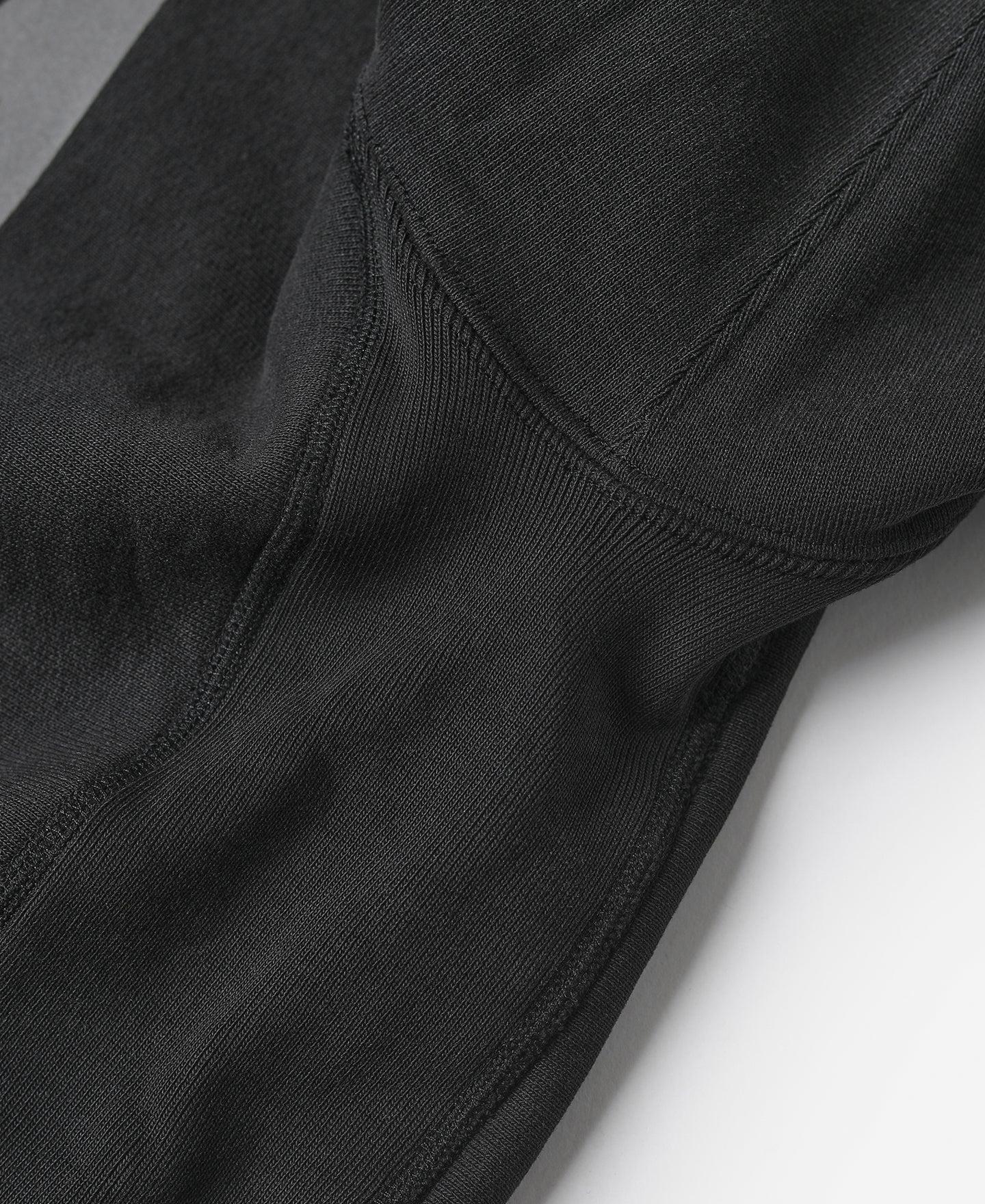 1970s USAFA 18 oz Reverse Weave Hoodie - Black Product Image