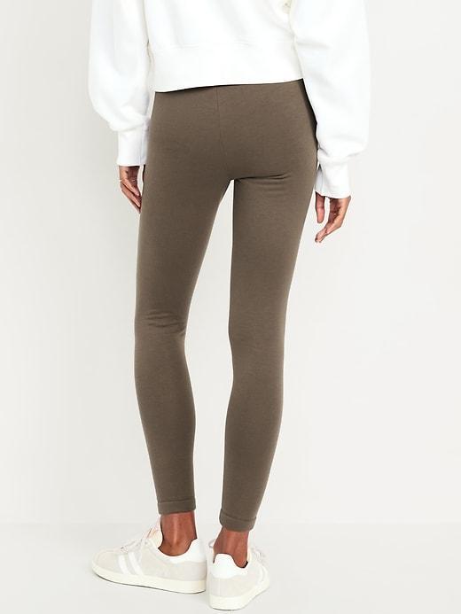 High-Waisted Fleece-Lined Leggings Product Image