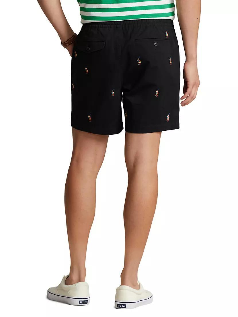 Stretch-Twill Flat-Front Shorts Product Image