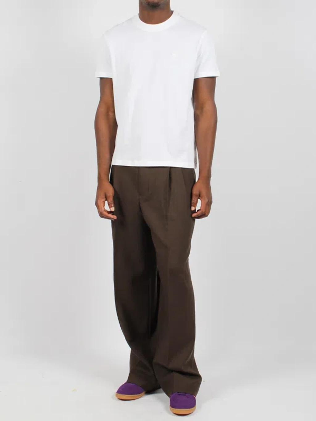 AMI ALEXANDRE MATTIUSSI Large Fit Trousers In Black Product Image