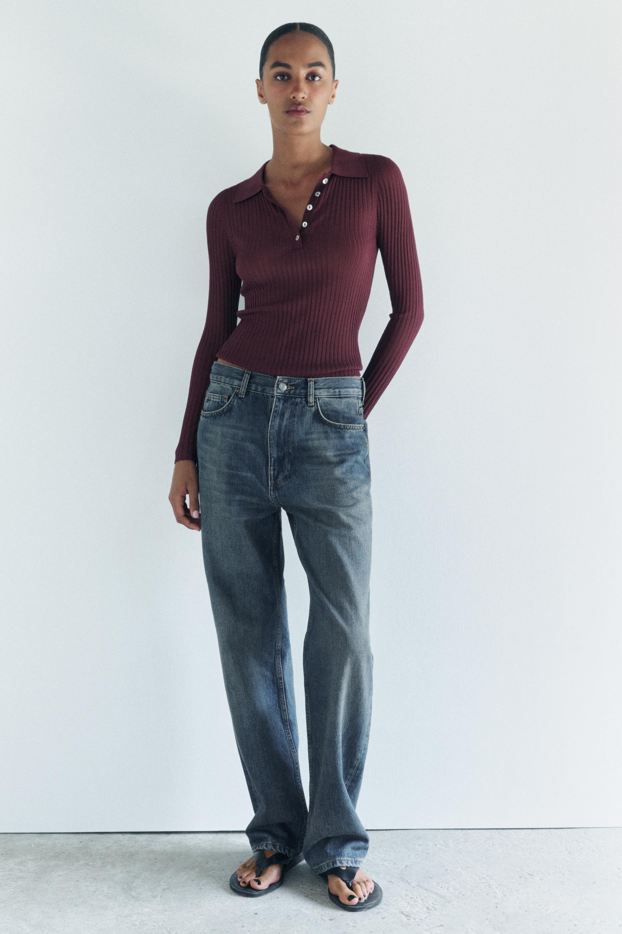 RELAXED MID WAIST JEANS ZW COLLECTION product image