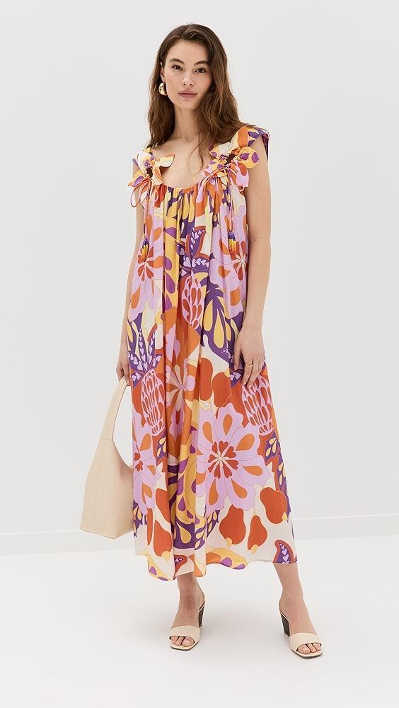 FARM Rio Lee Floral Sleeveless Maxi Dress | Shopbop Product Image