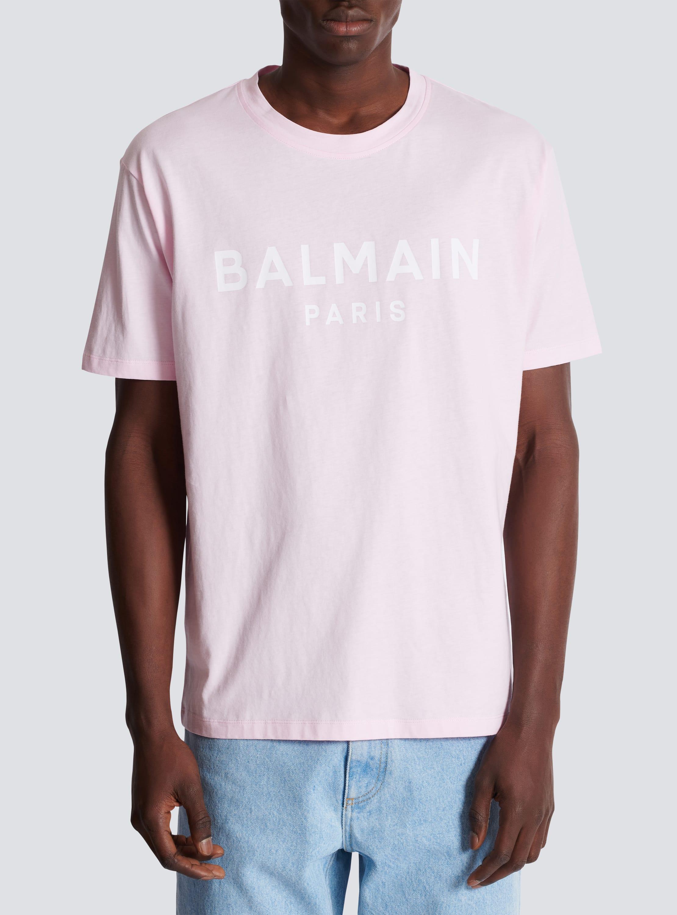 Printed Balmain Paris short-sleeved T-shirt Product Image