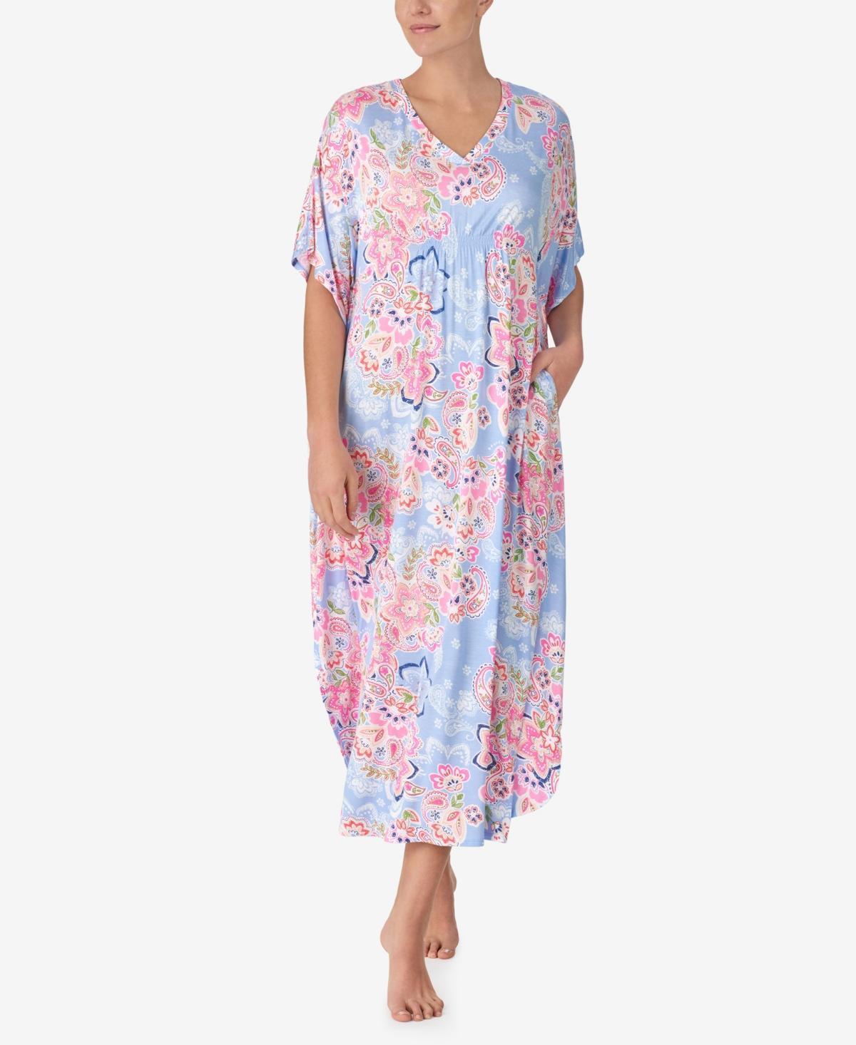 Ellen Tracy Womens Soft Shirring Below Neckline Caftan Product Image