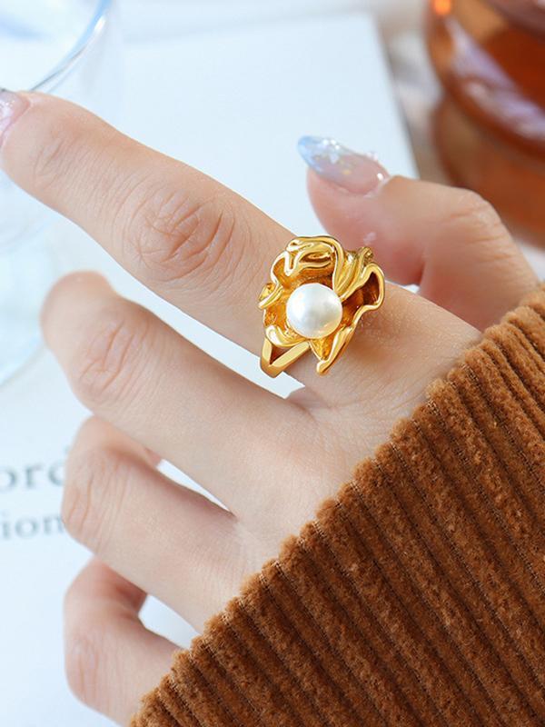 Irregularity Pleated Rings Accessories Product Image