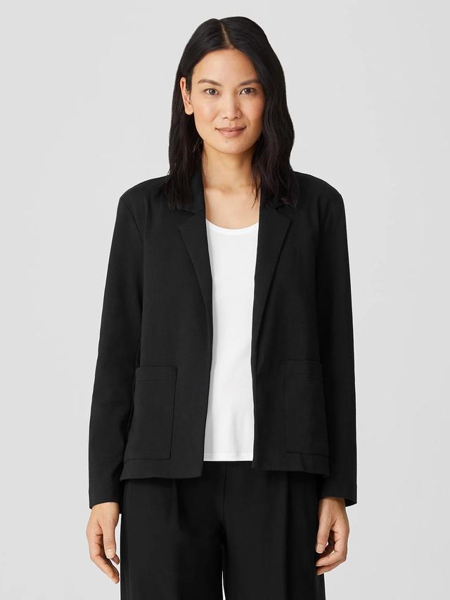 EILEEN FISHER Cotton Ponte Blazerfemale Product Image