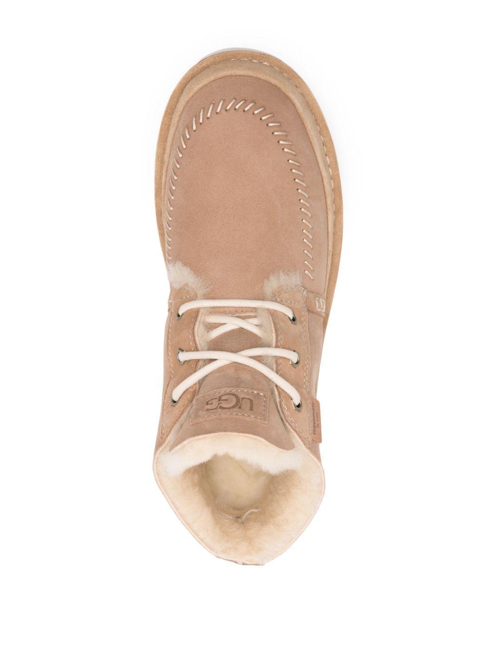 UGG Neumel Lace-up Boots In Beige Product Image