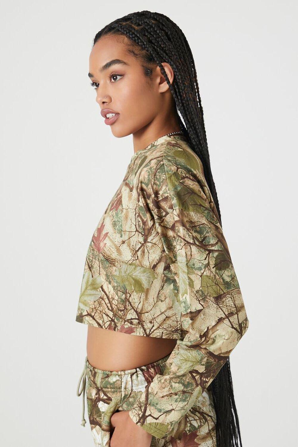 Leaf Print Crop Top | Forever 21 Product Image