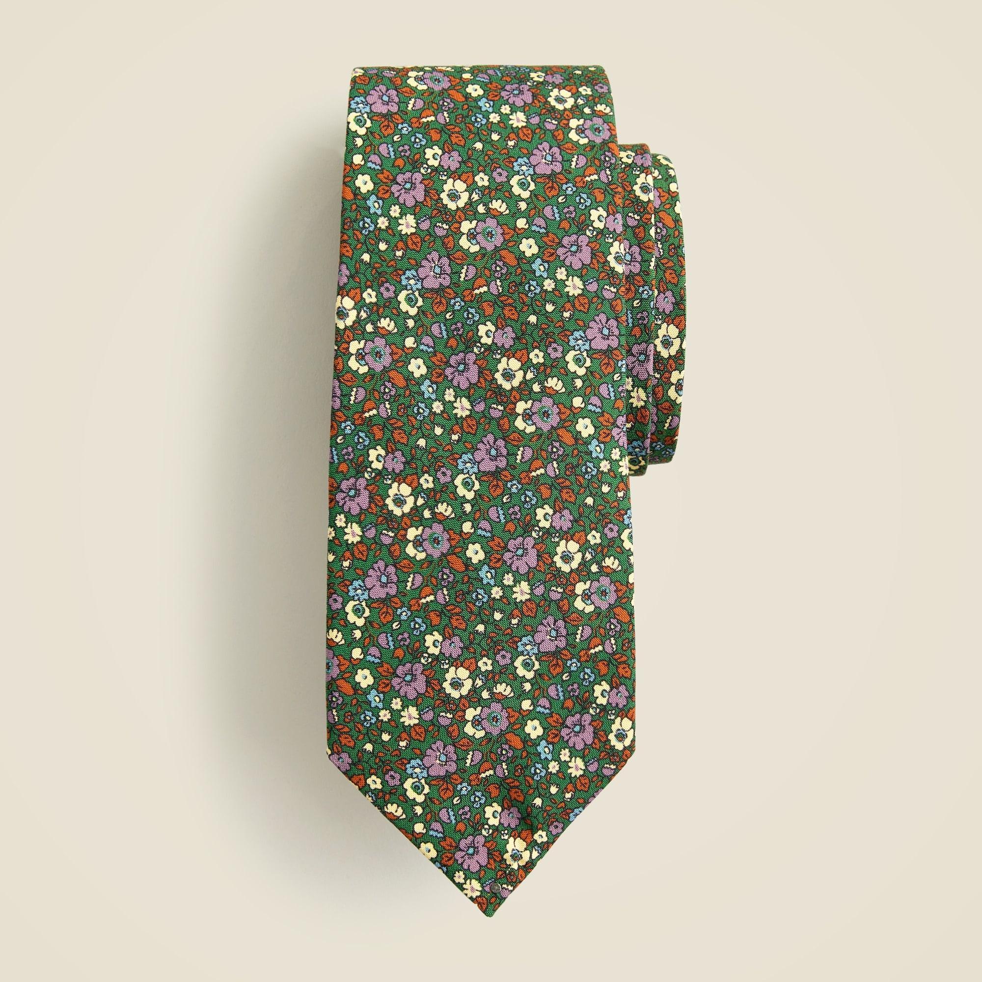 Silk floral tie Product Image