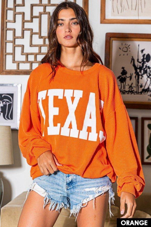 The Texas Graphic Sweatshirt (MULTIPLE COLORS) Product Image