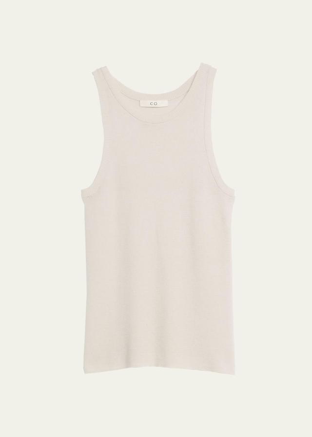 Womens Knit Cashmere Tank Product Image