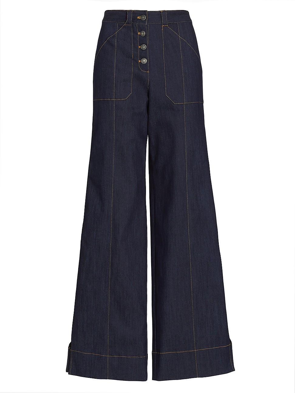 Cinq  Sept Benji Wide Leg Jeans Product Image