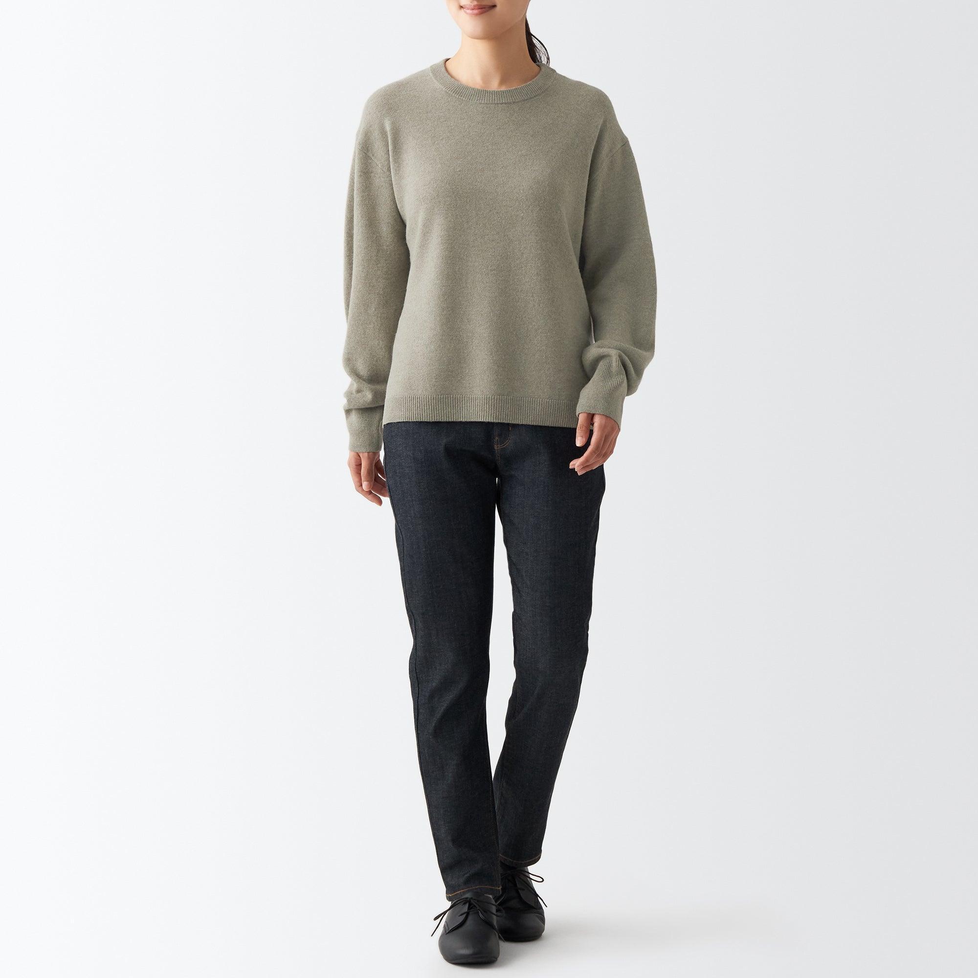 Women's Yak Wool Crew Neck Sweater Product Image