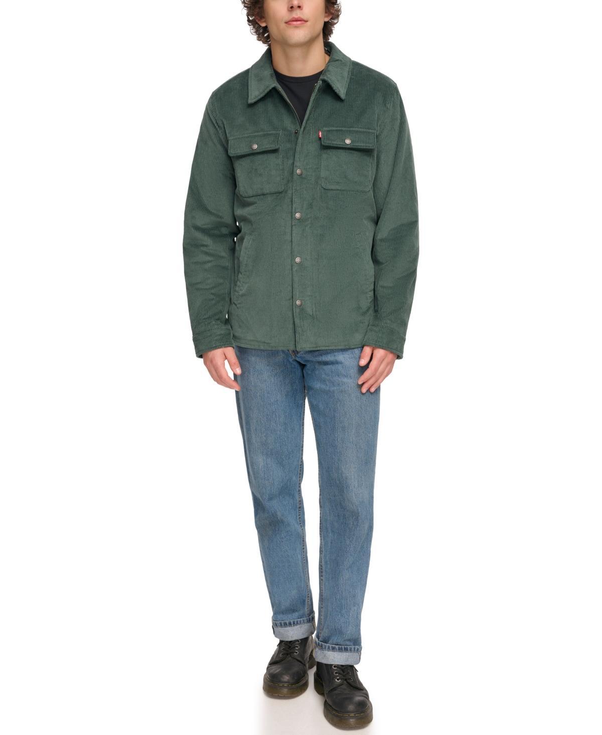 Mens Levis Corduroy Sherpa Lined Shirt Jacket Product Image