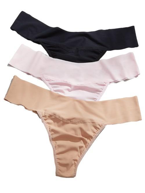 Hanky Panky Breathe Assorted 3-Pack V-Cut Thongs Product Image