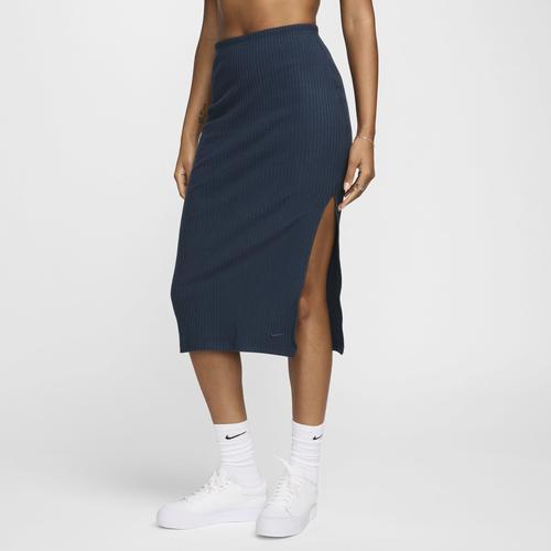 Nike Womens Nike Chill Knit Rib Skirt - Womens Product Image