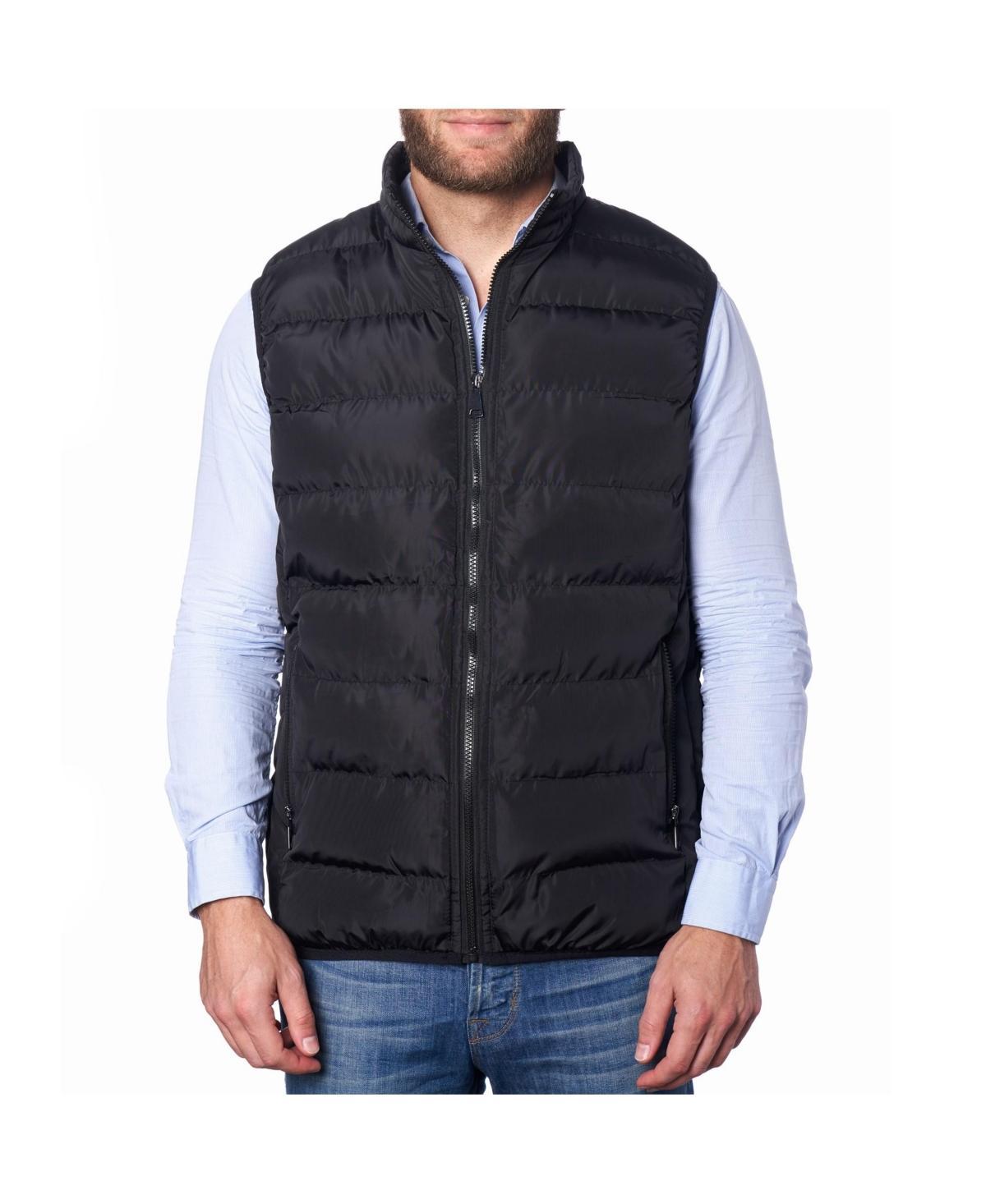 Alpine Swiss Mens Lightweight Down Alternative Puffer Vest Sleeveless Jacket - Red Product Image