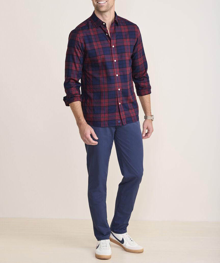 On-The-Go Brushed Twill Check Shirt Product Image