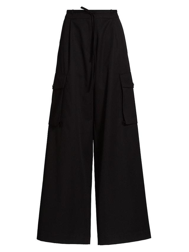 Womens Tailored Cargo Trousers Product Image