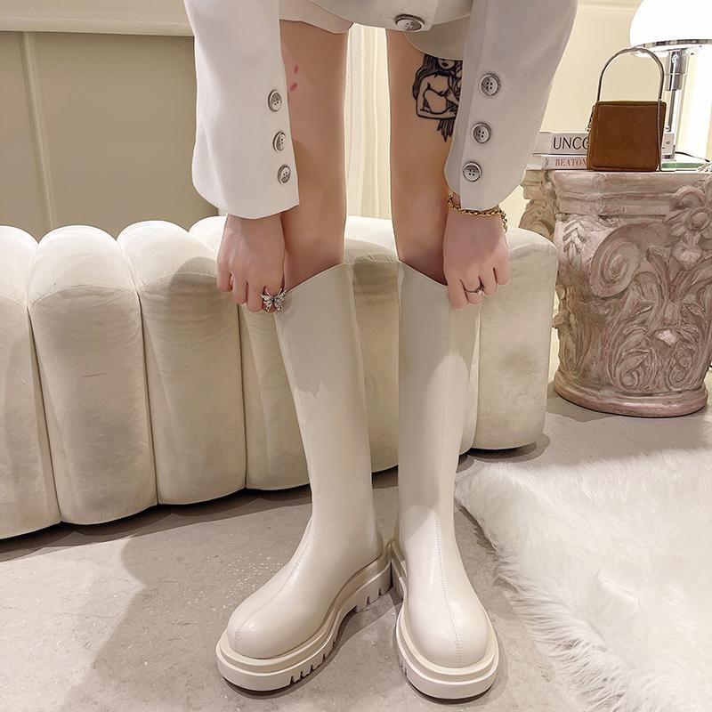 Platform Knee High Boots Product Image