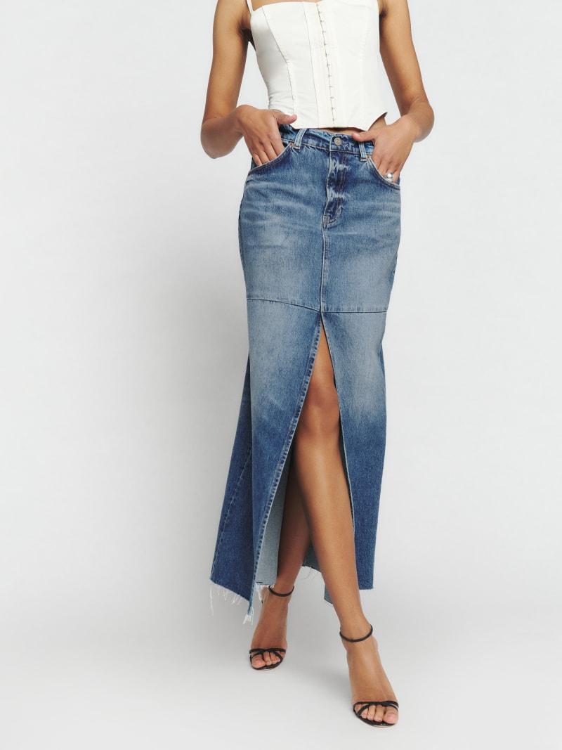 Tazz Maxi Denim Skirt product image