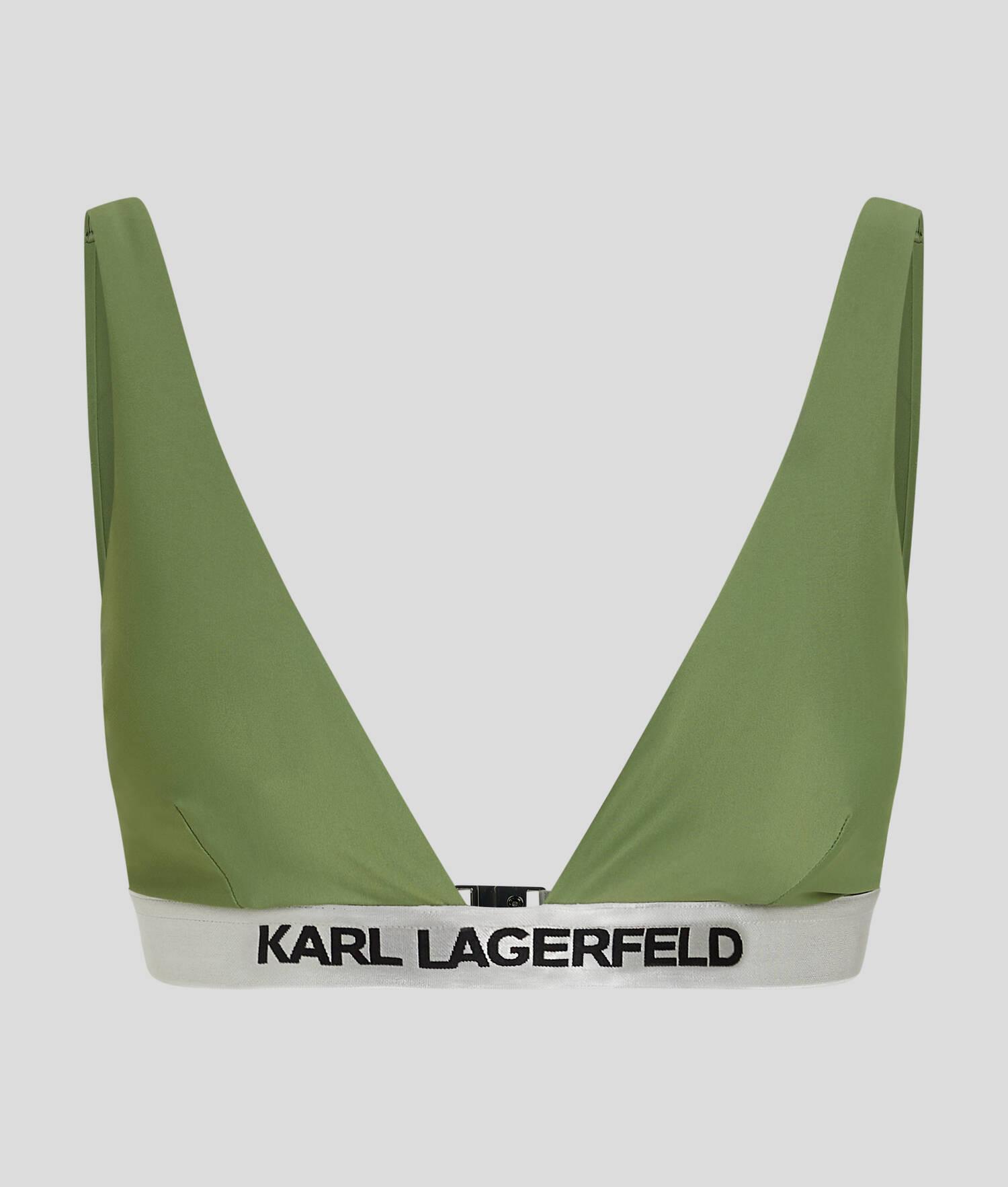 KARL LOGO TRIANGLE BIKINI TOP Product Image