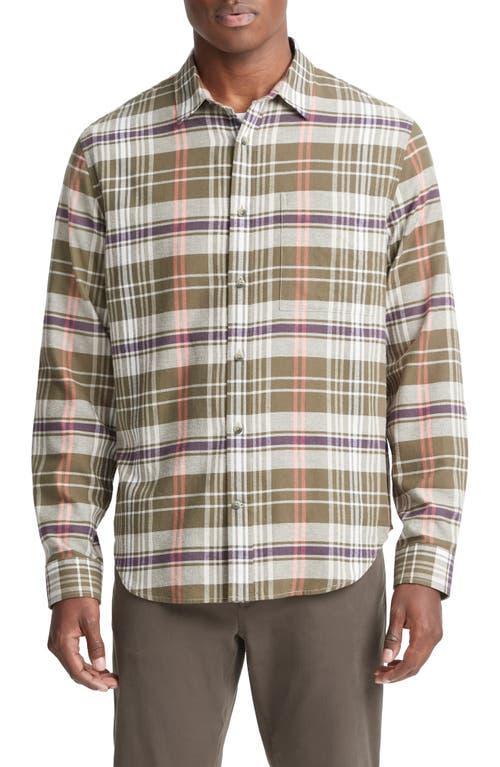 Vince Santa Barbara Plaid Button-Up Shirt Product Image