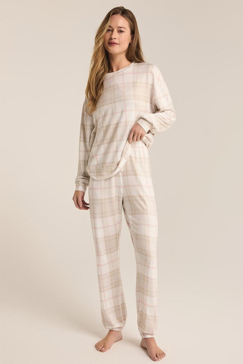 Cozy Plaid Pj Set Product Image