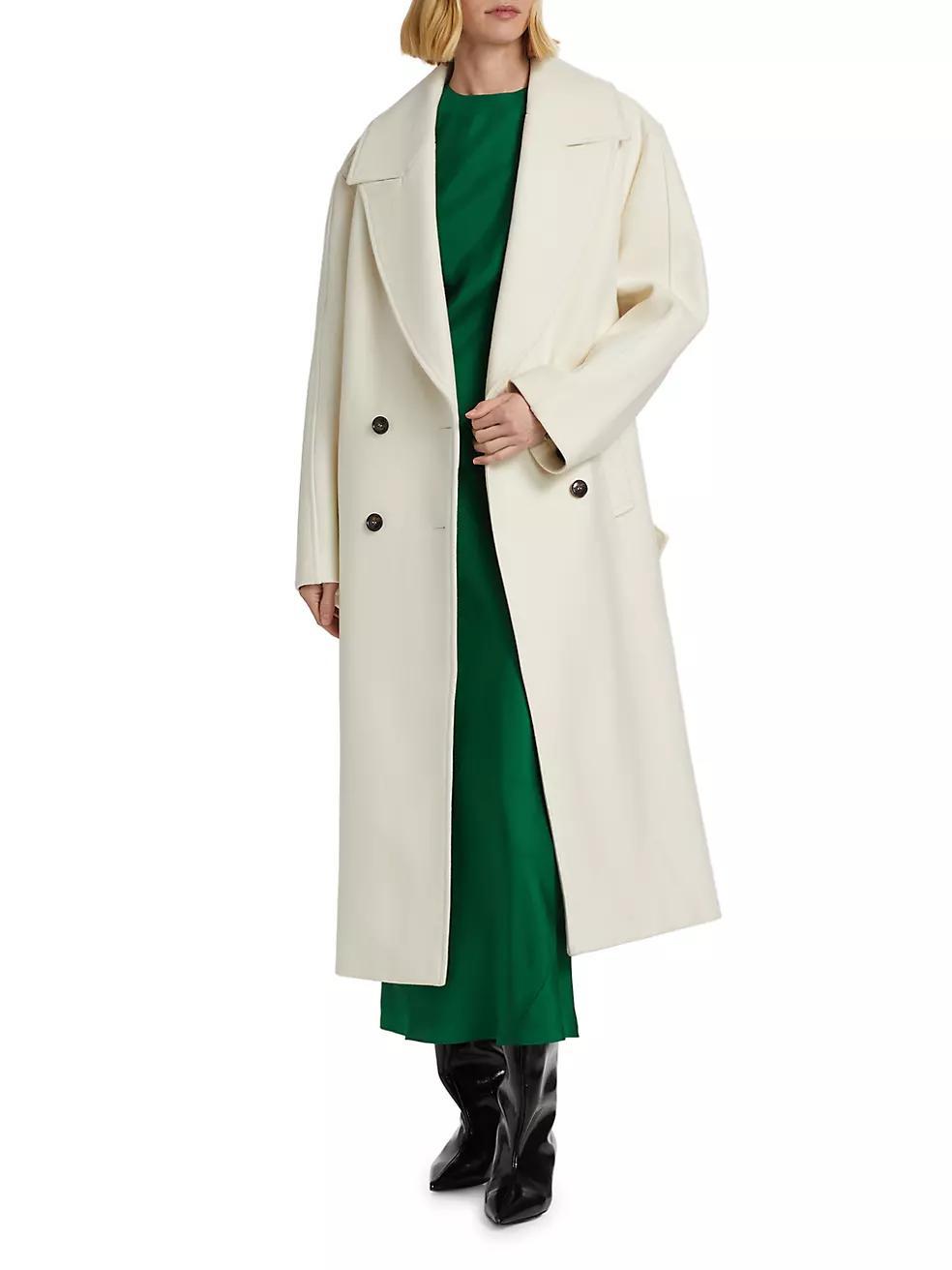 Oversized Double-Breasted Coat Product Image